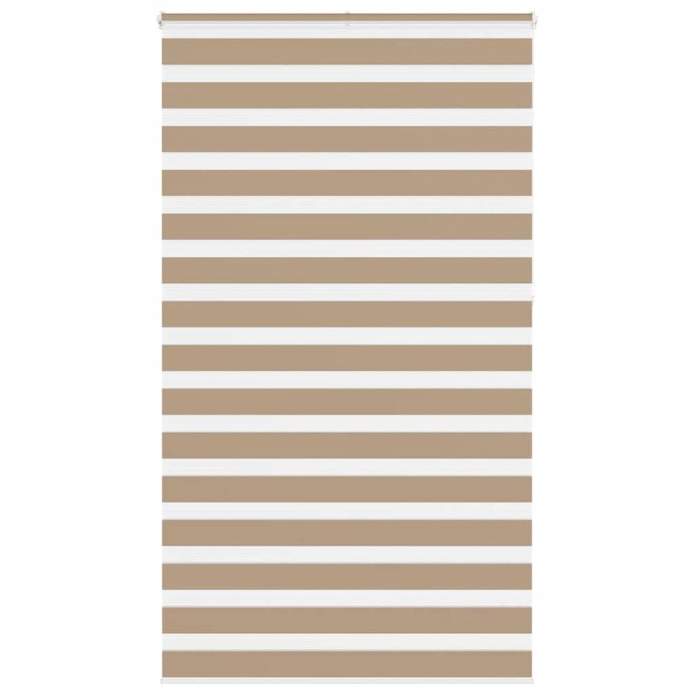 vidaXL Rullgardin zebra 130x230 cm tyg bredd 125,9 cm polyester