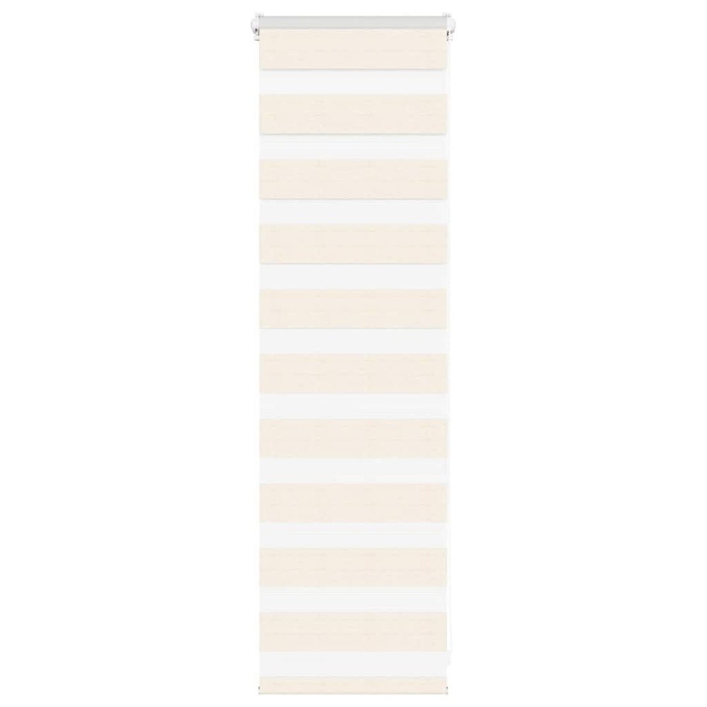 vidaXL Rullgardin zebra 40x100 cm tyg bredd 35,9 cm polyester