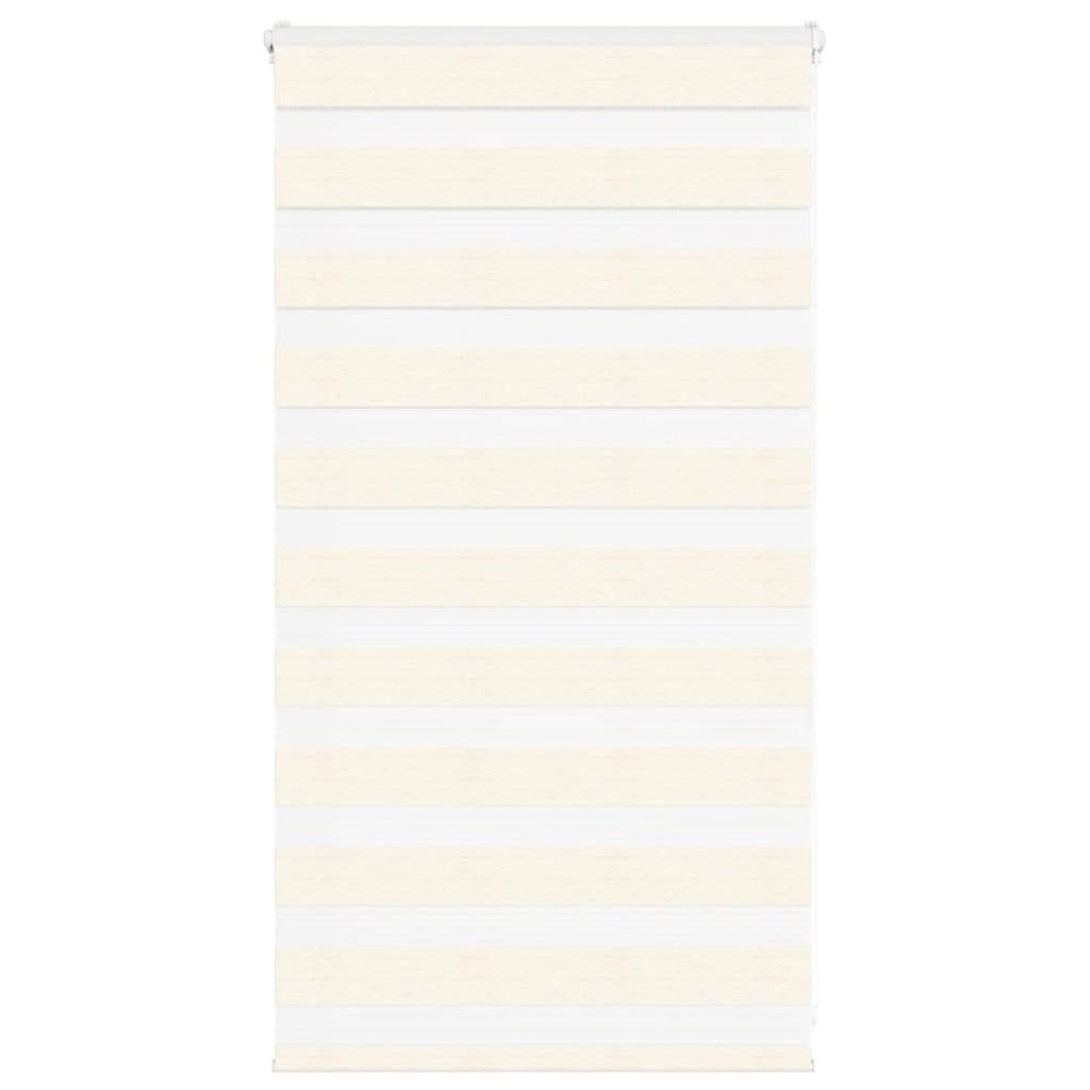 vidaXL Rullgardin zebra 85x100 cm tyg bredd 80,9 cm polyester
