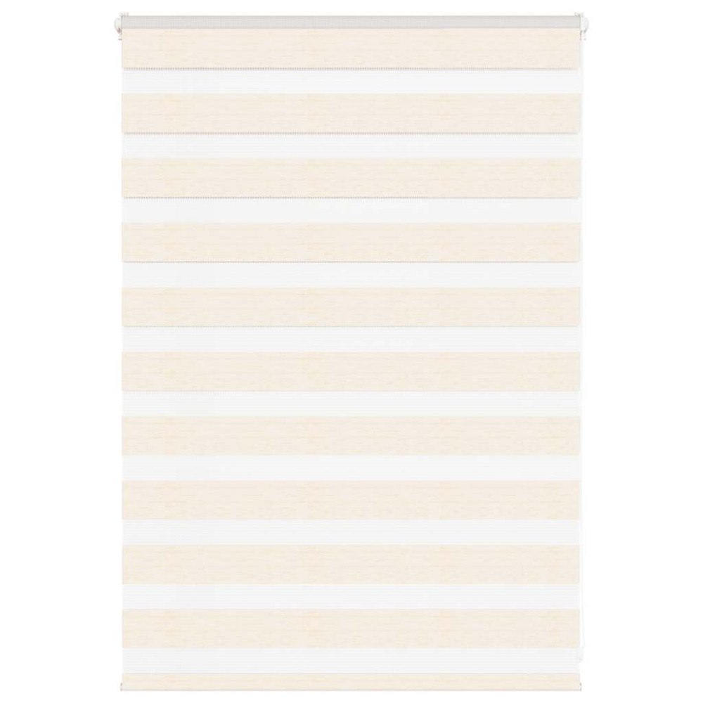 vidaXL Rullgardin zebra 100x100 cm tyg bredd 95,9 cm polyester