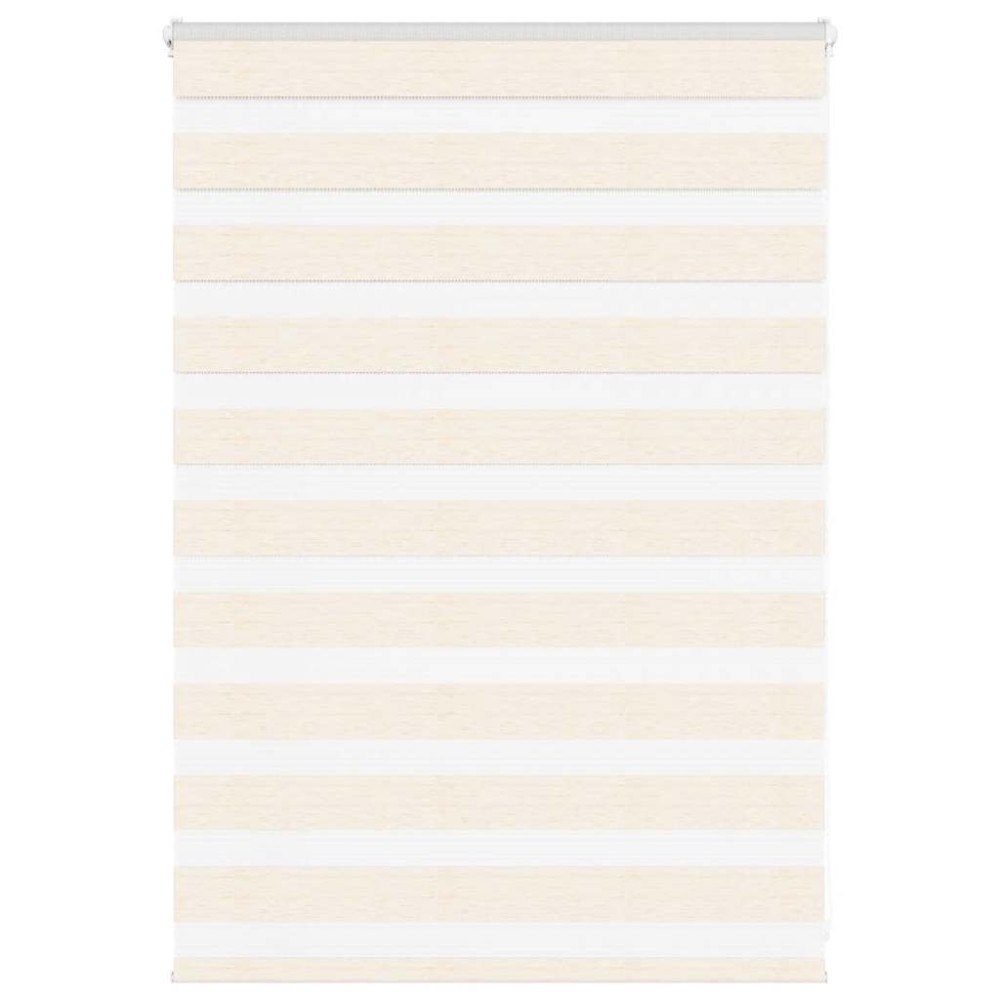 vidaXL Rullgardin zebra 110x100 cm tyg bredd 105,9 cm polyester