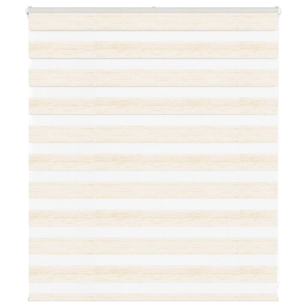 vidaXL Rullgardin zebra 135x100 cm tyg bredd 130,9 cm polyester