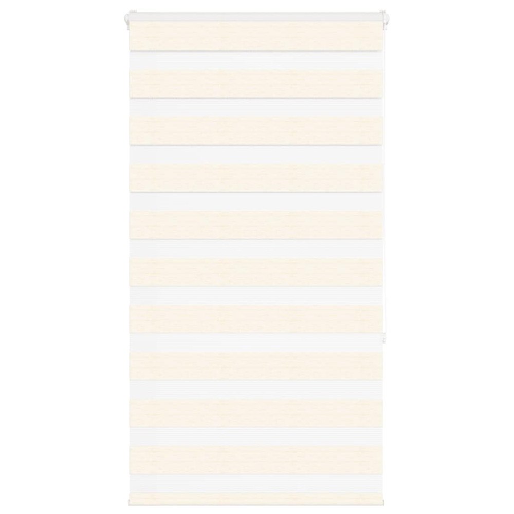 vidaXL Rullgardin zebra 80x150 cm tyg bredd 75,9 cm polyester