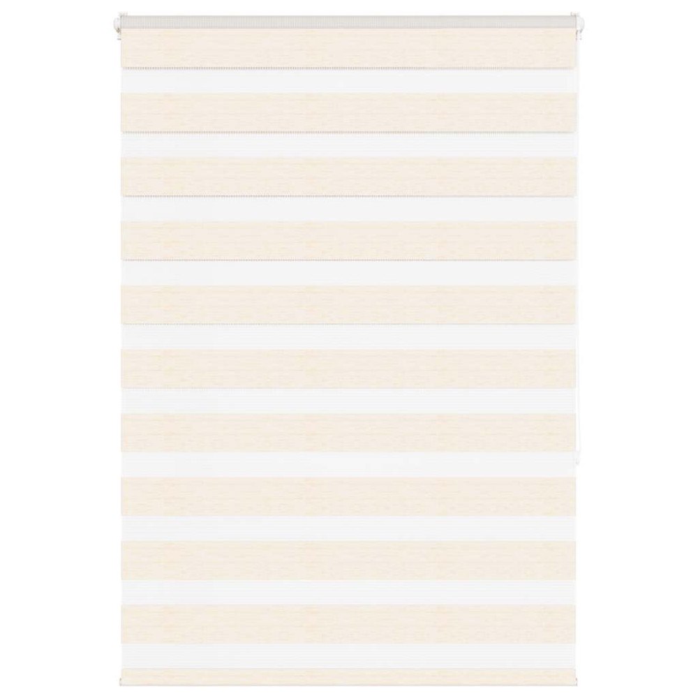 vidaXL Rullgardin zebra 105x150 cm tyg bredd 100,9 cm polyester
