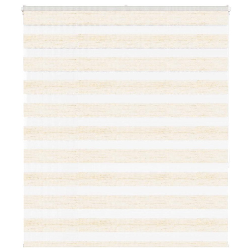 vidaXL Rullgardin zebra 125x150 cm tyg bredd 120,9 cm polyester