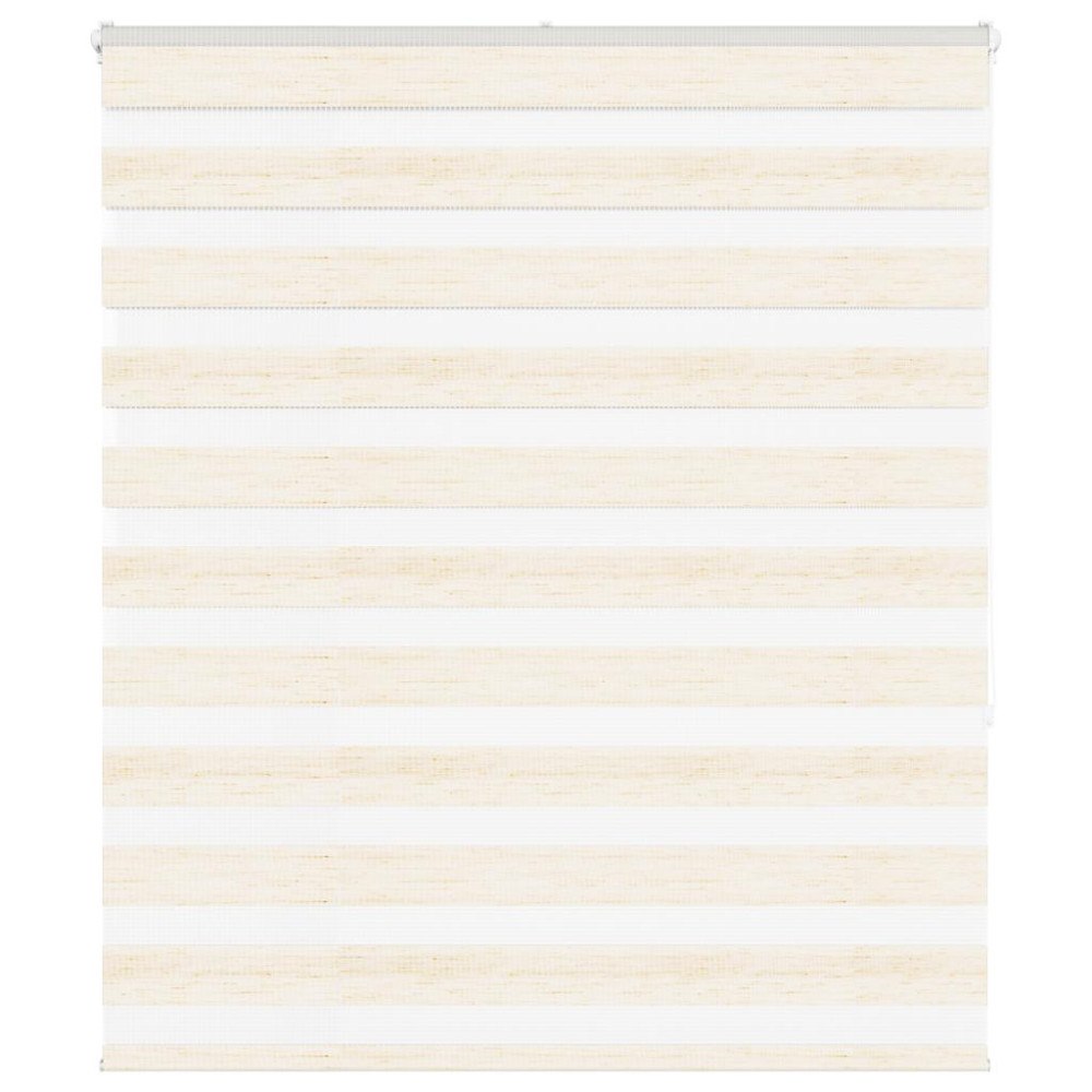 vidaXL Rullgardin zebra 130x150 cm tyg bredd 125,9 cm polyester