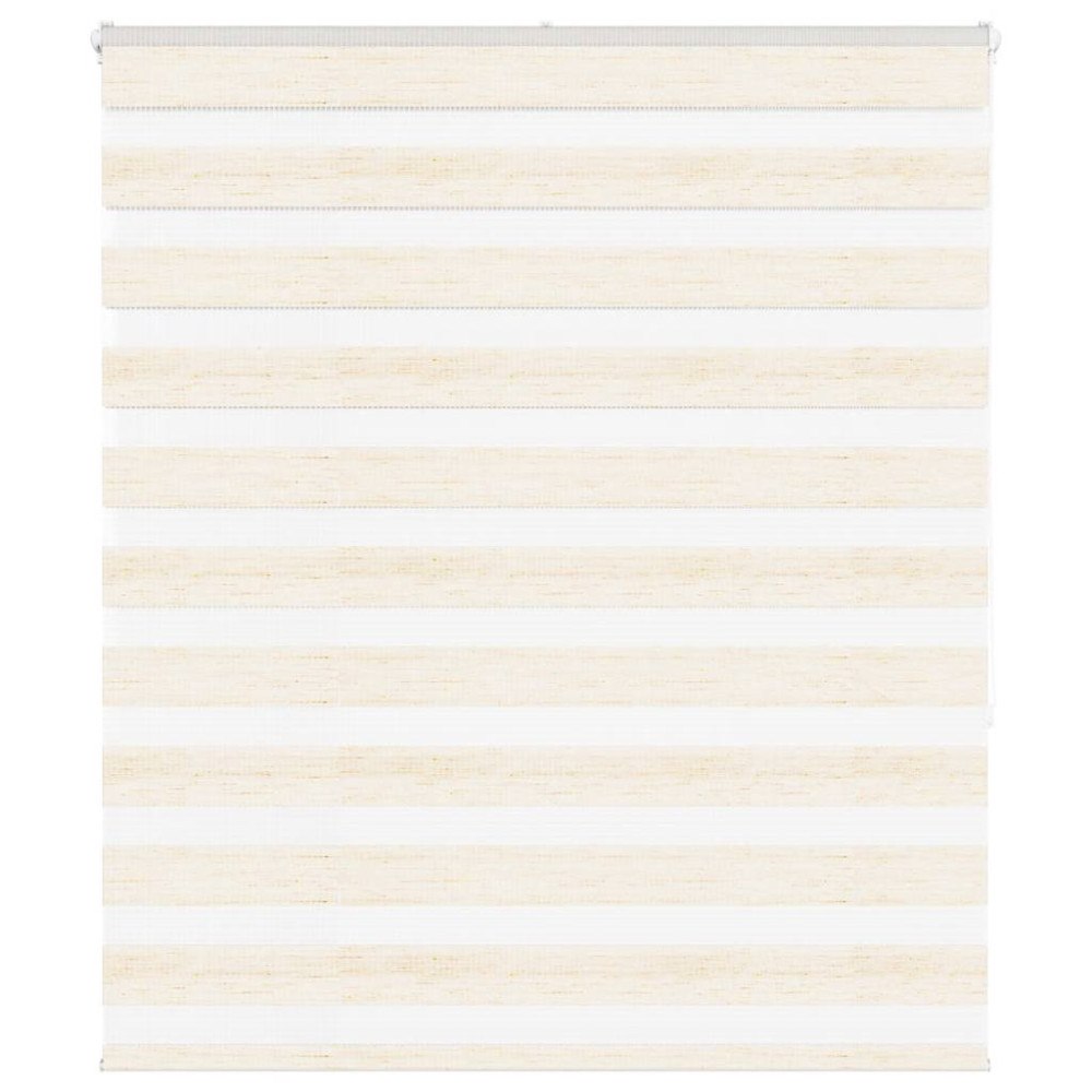 vidaXL Rullgardin zebra 135x150 cm tyg bredd 130,9 cm polyester