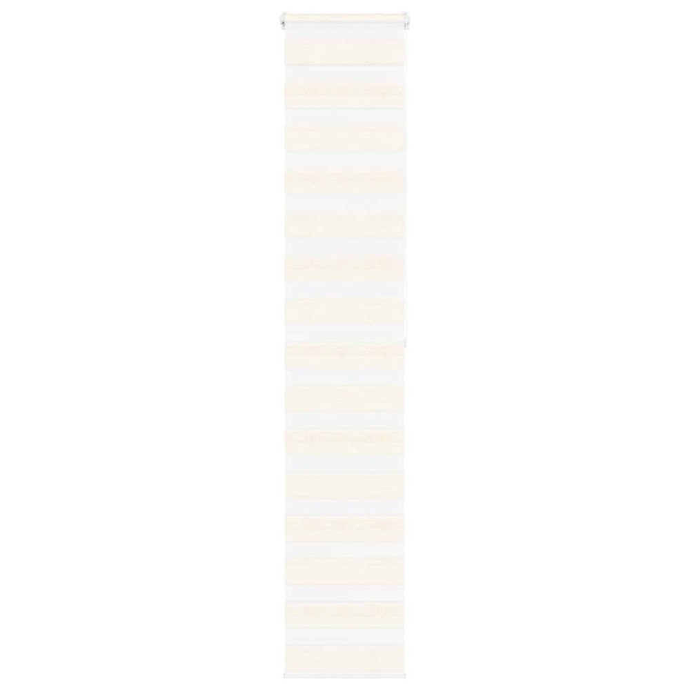 vidaXL Rullgardin zebra 50x200 cm tyg bredd 45,9 cm polyester