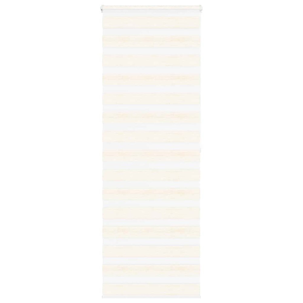 vidaXL Rullgardin zebra 75x200 cm tyg bredd 70,9 cm polyester