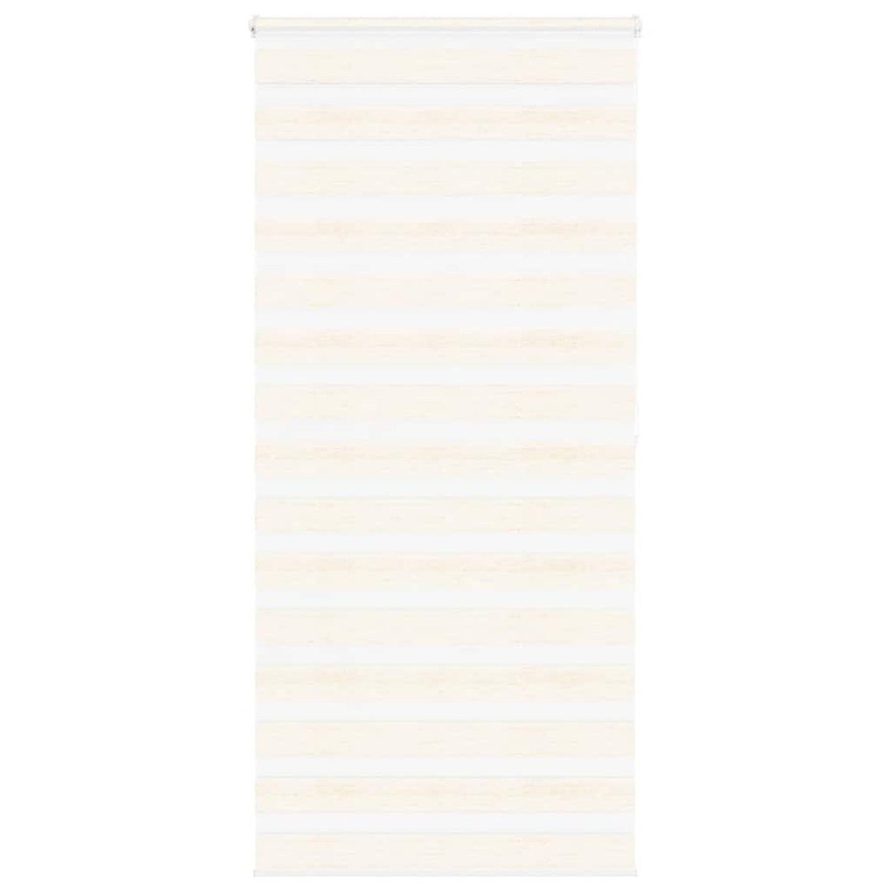 vidaXL Rullgardin zebra 110x200 cm tyg bredd 105,9 cm polyester