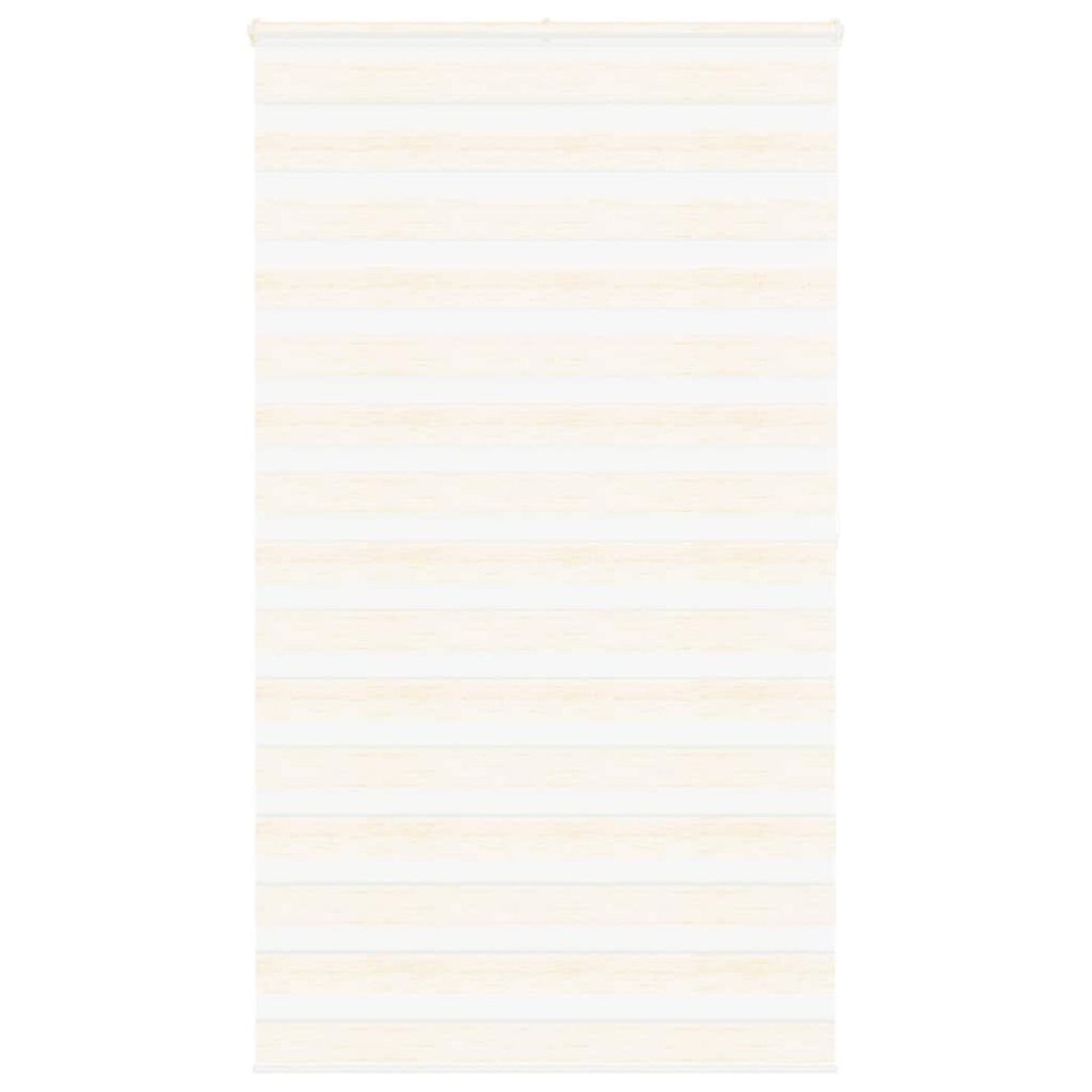 vidaXL Rullgardin zebra 130x200 cm tyg bredd 125,9 cm polyester