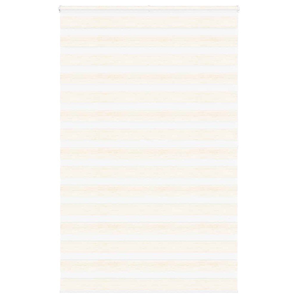 vidaXL Rullgardin zebra 140x200 cm tyg bredd 135,9 cm polyester
