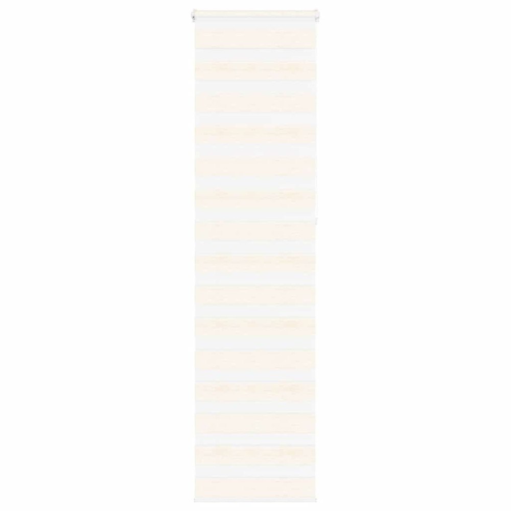 vidaXL Rullgardin zebra 65x230 cm tyg bredd 60,9 cm polyester