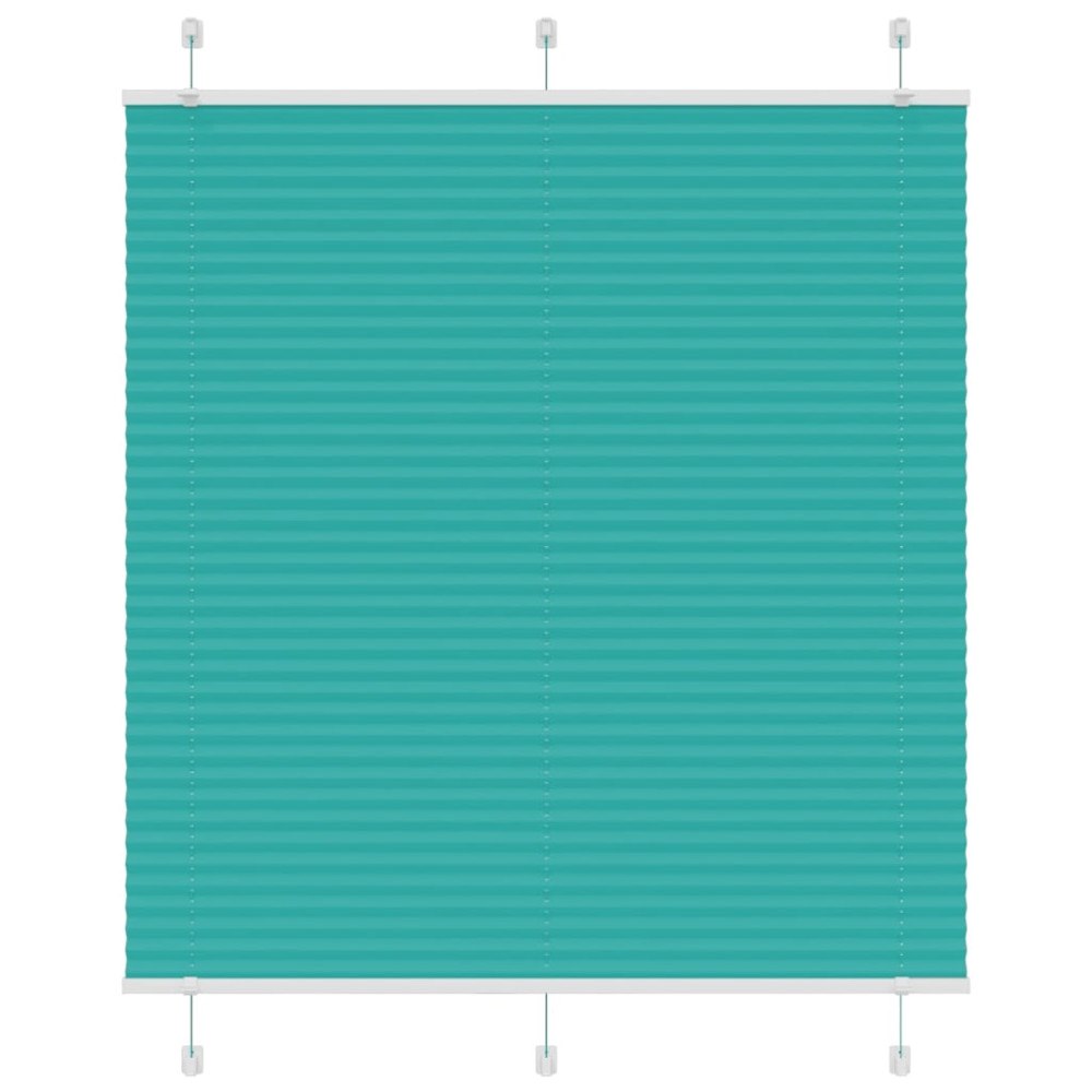 vidaXL Plisserad persienn bensingrön 120x100 cm tyg bredd 119,4cm