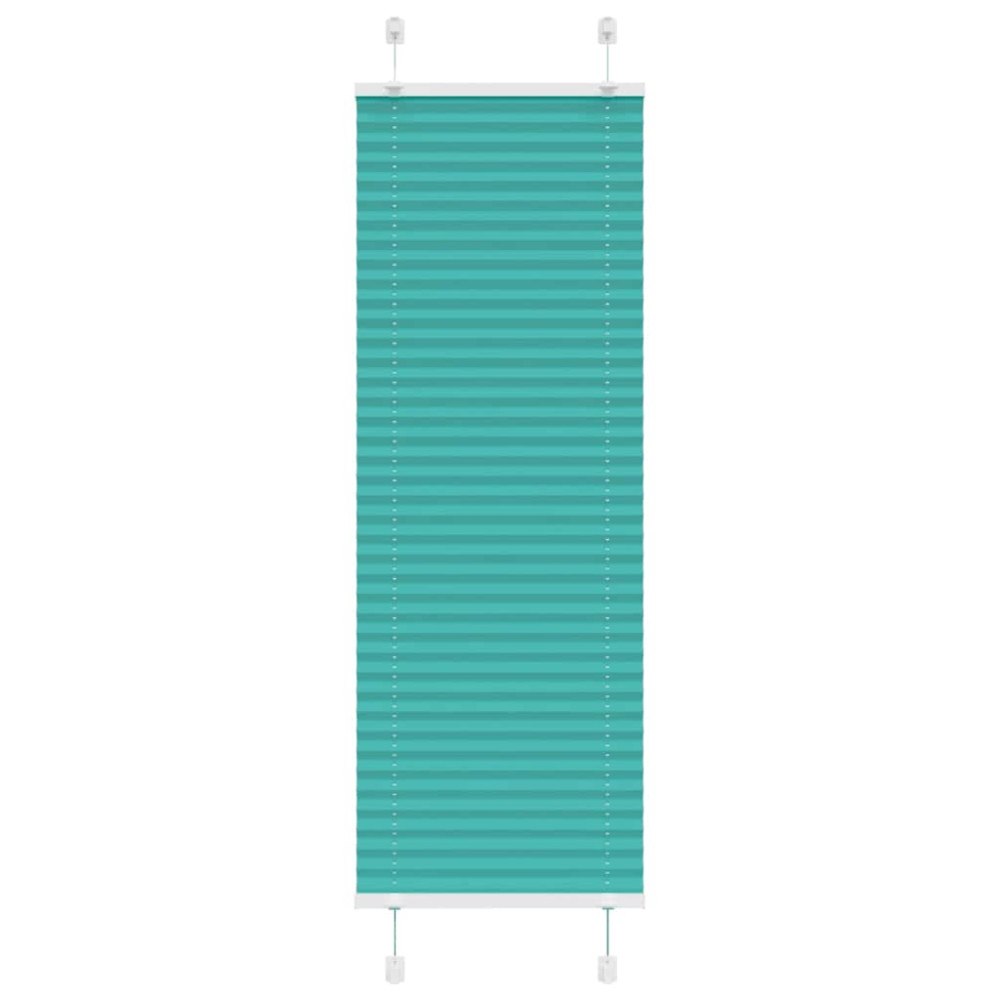 vidaXL Plisserad persienn bensingrön 45x150cm tyg bredd 44,4cm