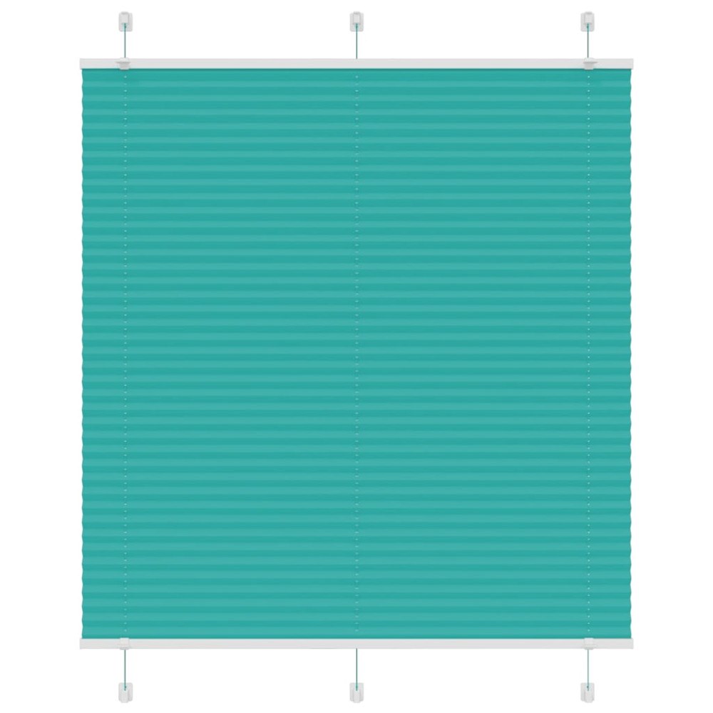 vidaXL Plisserad persienn bensingrön 115x150 cm tyg bredd 114,4cm