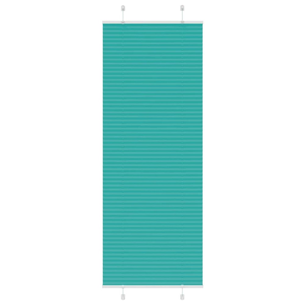 vidaXL Plisserad persienn bensingrön 75x200 cm tyg bredd 74,4cm