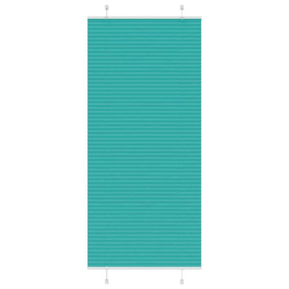 vidaXL Plisserad persienn bensingrön 85x200 cm tyg bredd 84,4cm