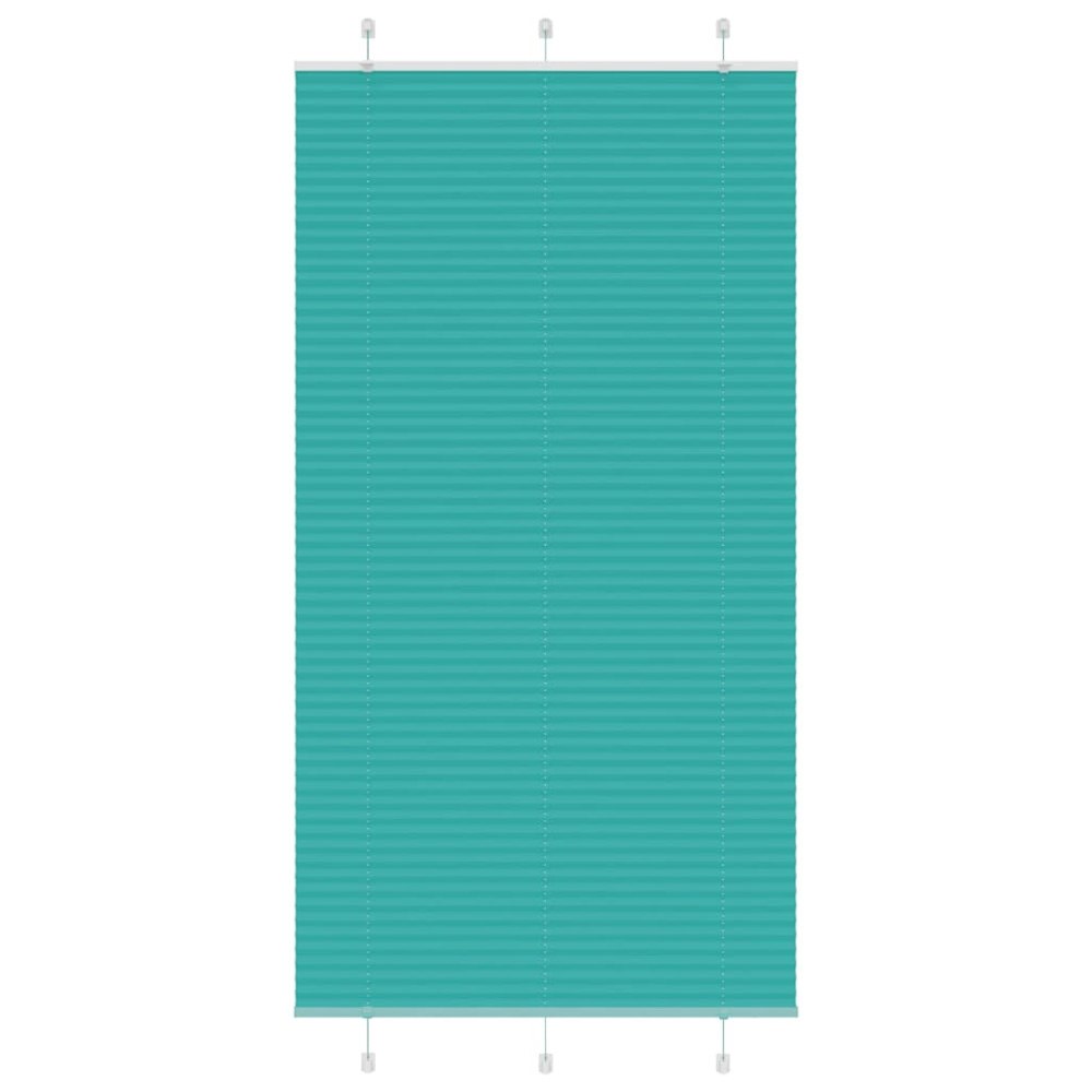 vidaXL Plisserad persienn bensingrön 105x200 cm tyg bredd 104,4cm