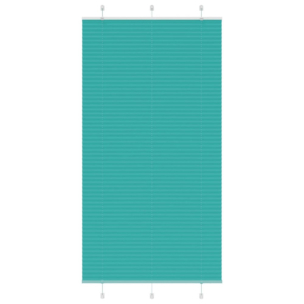 vidaXL Plisserad persienn bensingrön 110x200 cm tyg bredd 109,4cm