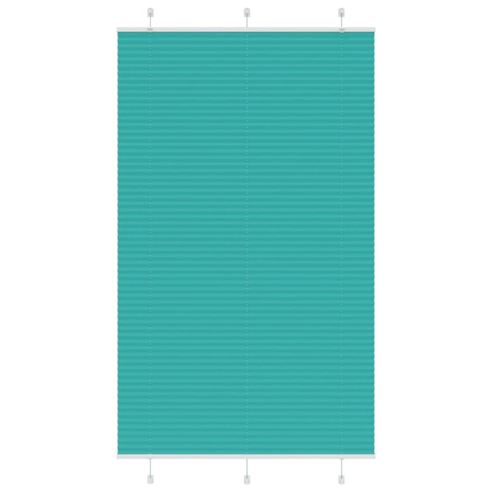 vidaXL Plisserad persienn bensingrön 120x200 cm tyg bredd 119,4cm