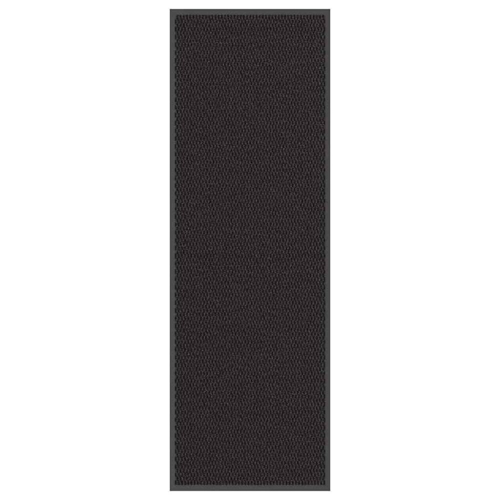vidaXL Dörrmatta svart 60x180 cm