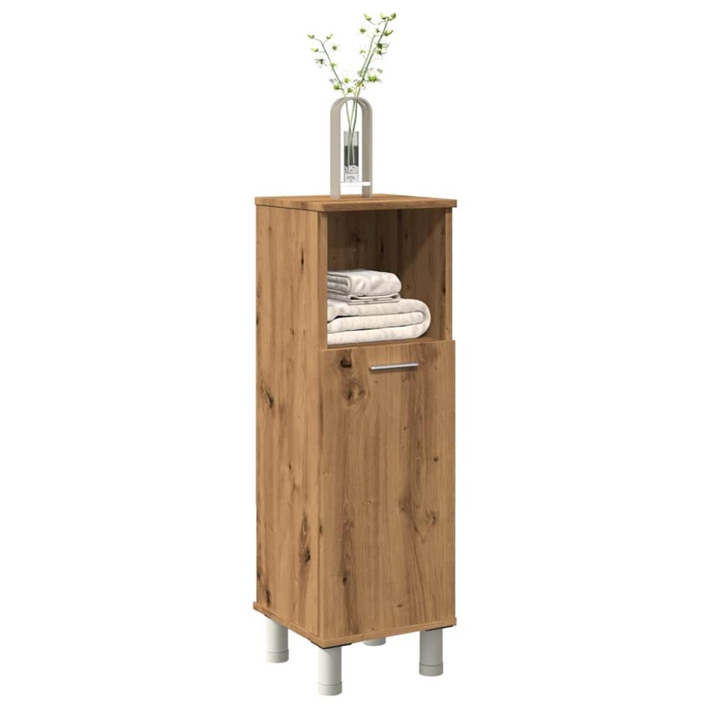 vidaXL Badrumsskåp artisan ek 30x30x95 cm konstruerat trä