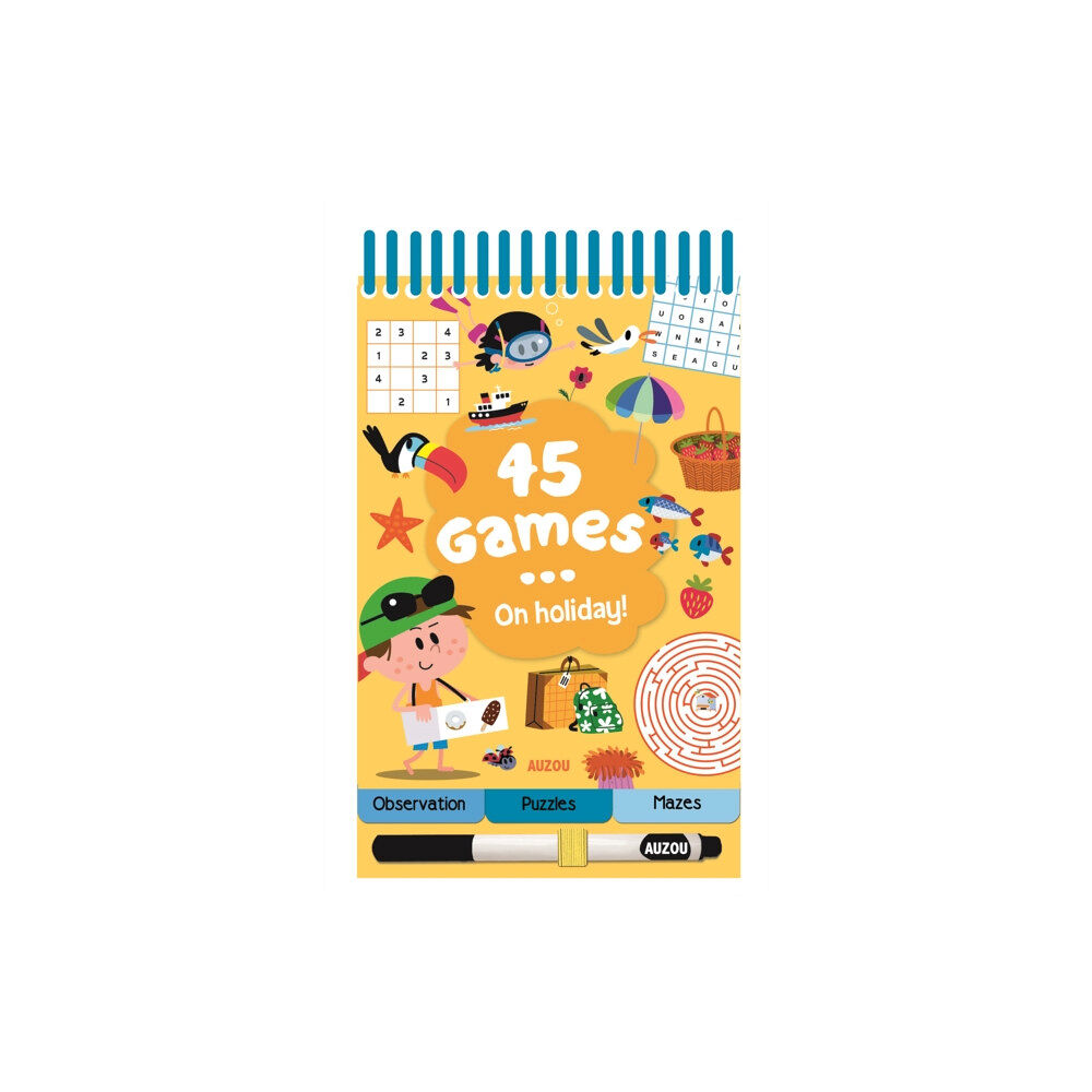 Auzou 45 Games... on Holidays! (bok, board book, eng)