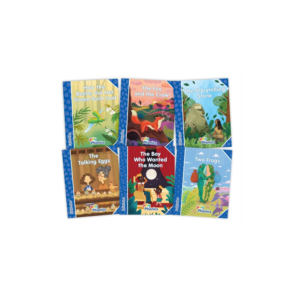 Jolly Learning Ltd Jolly Phonics Folktales Blue Readers (Level 4) Complete Set (1-6) (häftad, eng)