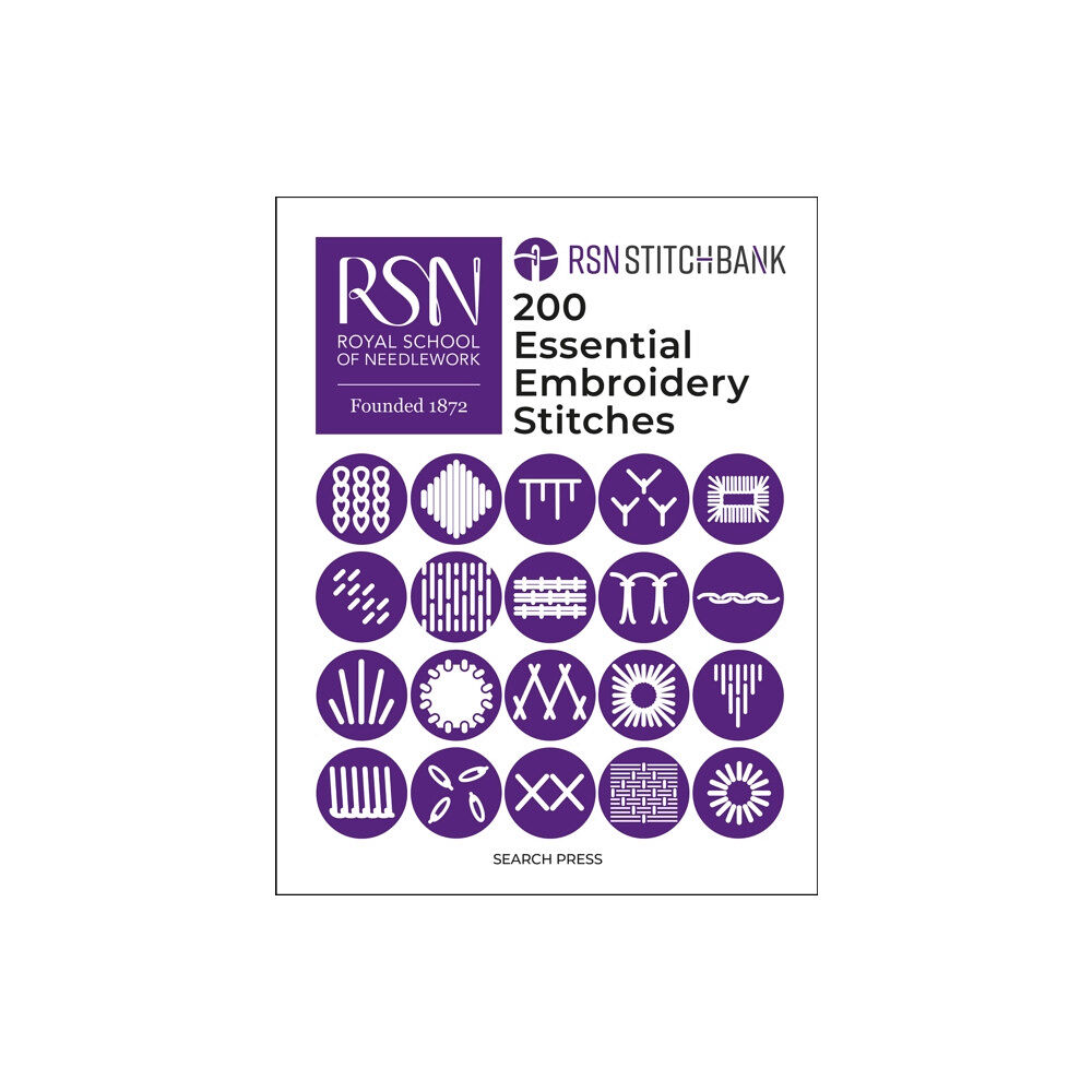 Search Press Ltd RSN Stitch Bank: 200 Essential Embroidery Stitches (inbunden, eng)