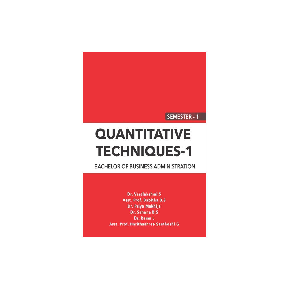 Woven Words Academic Quantitative Techniques - 1 (häftad, eng)