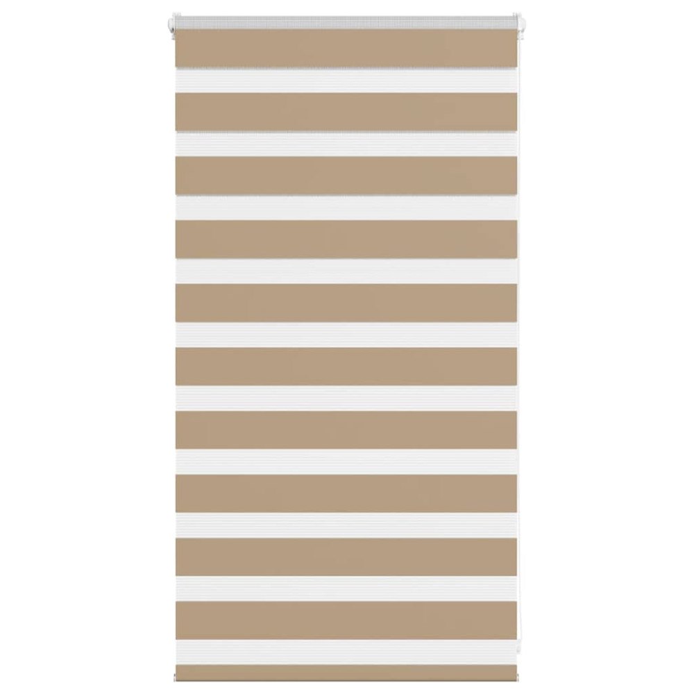 vidaXL Rullgardin zebra 85x100 cm tyg bredd 80,9 cm polyester