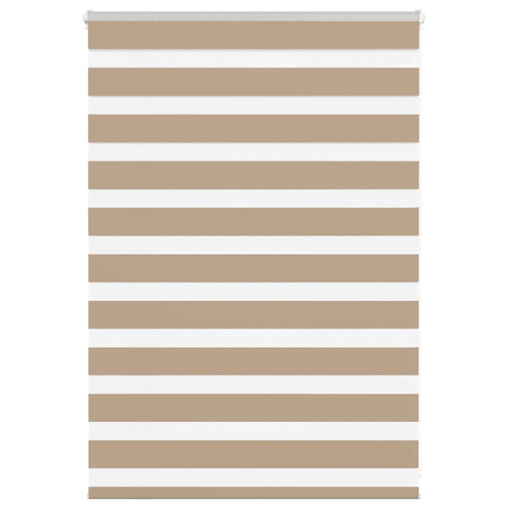 vidaXL Rullgardin zebra 110x100 cm tyg bredd 105,9 cm polyester