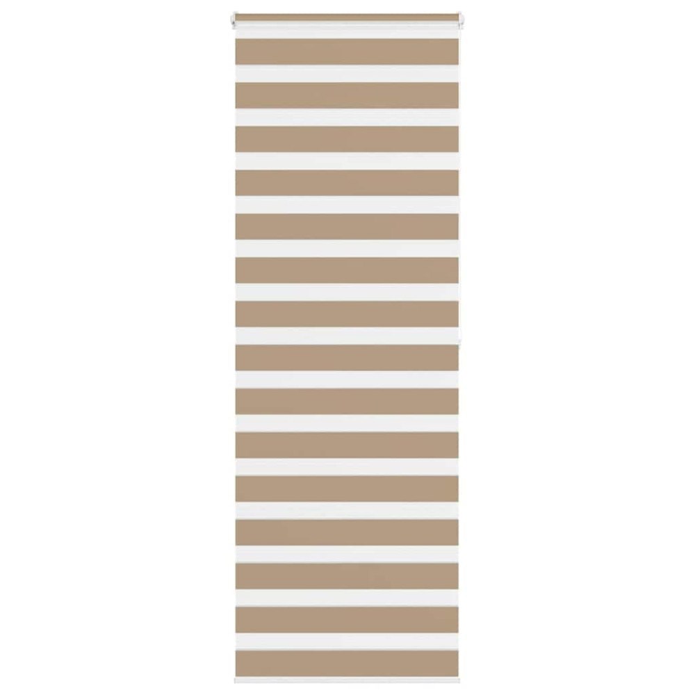 vidaXL Rullgardin zebra 70x200 cm tyg bredd 65,9 cm polyester