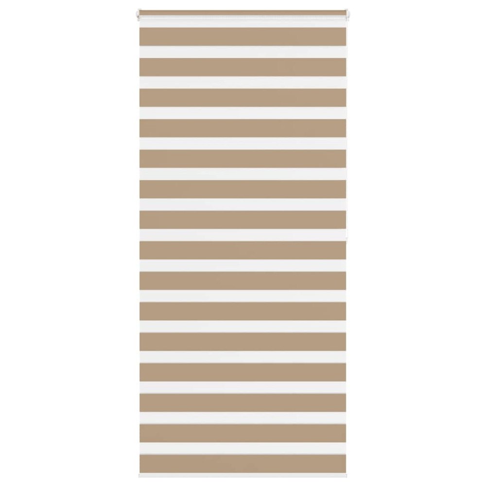 vidaXL Rullgardin zebra 105x200 cm tyg bredd 100,9 cm polyester