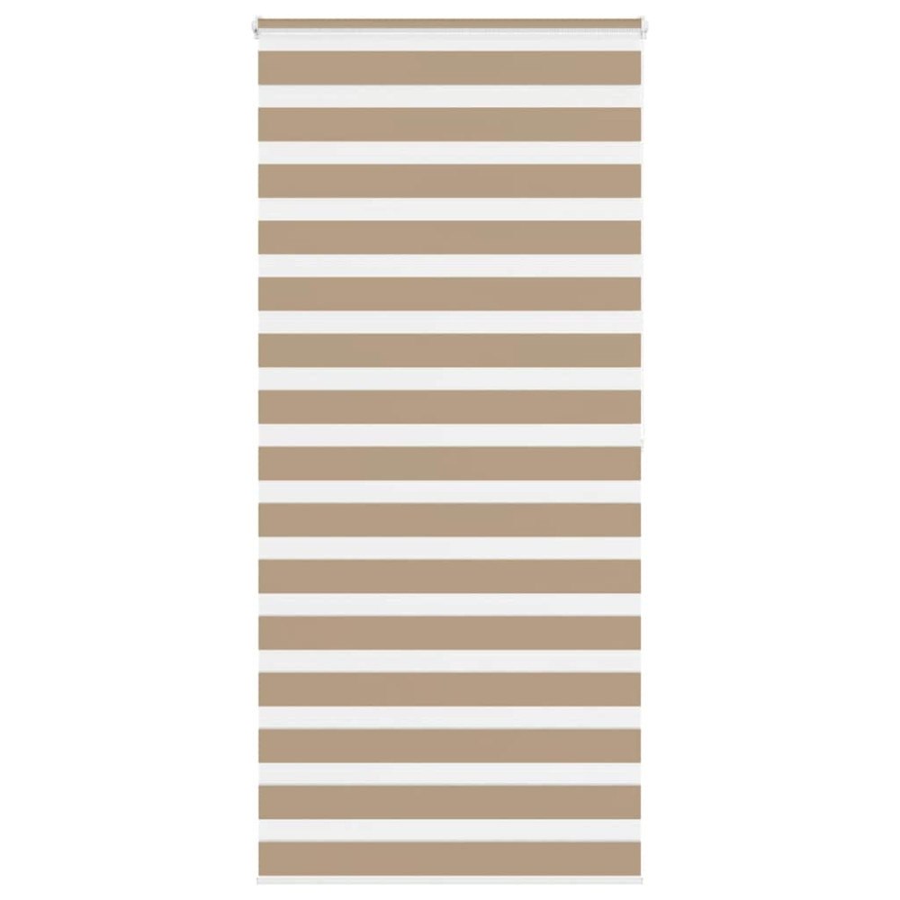 vidaXL Rullgardin zebra 115x200 cm tyg bredd 110,9 cm polyester