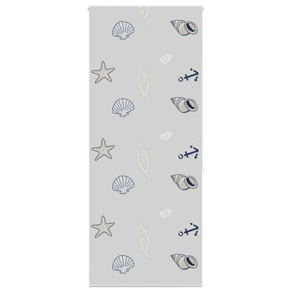 vidaXL Rullgardin för dusch 110x240 cm tyg bredd 106 cm