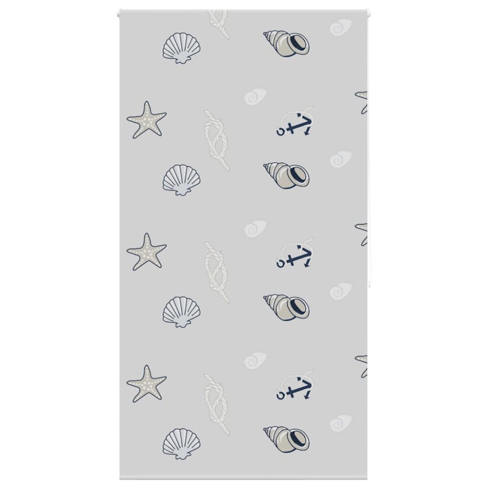 vidaXL Rullgardin för dusch 130x240 cm tyg bredd 126 cm