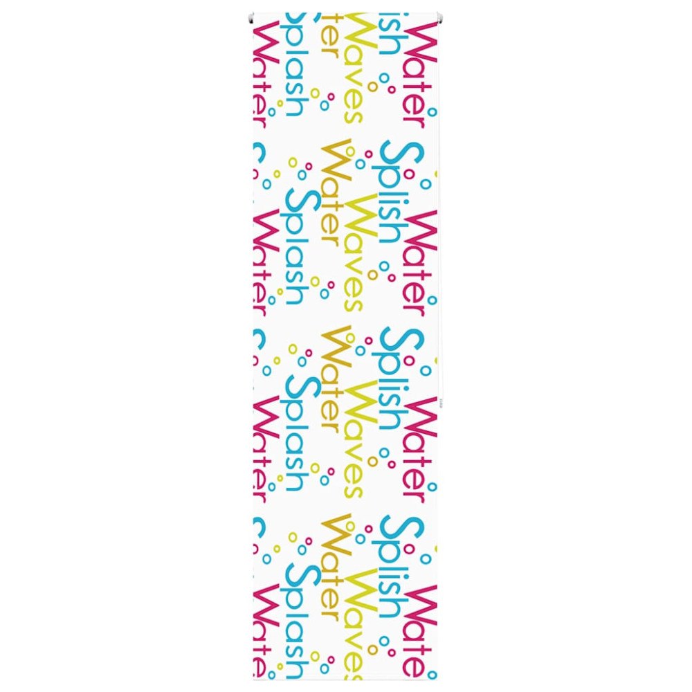 vidaXL Rullgardin för dusch 60x240 cm tyg bredd 56 cm