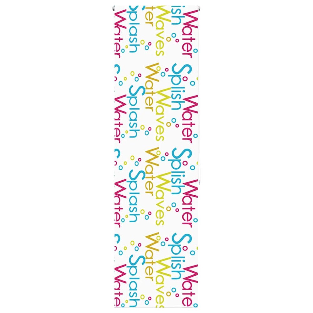 vidaXL Rullgardin för dusch 70x240 cm tyg bredd 66 cm