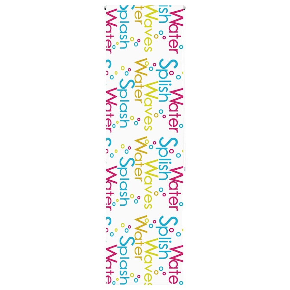 vidaXL Rullgardin för dusch 80x240 cm tyg bredd 76 cm