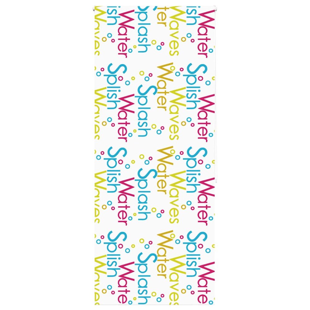 vidaXL Rullgardin för dusch 100x240 cm tyg bredd 96 cm