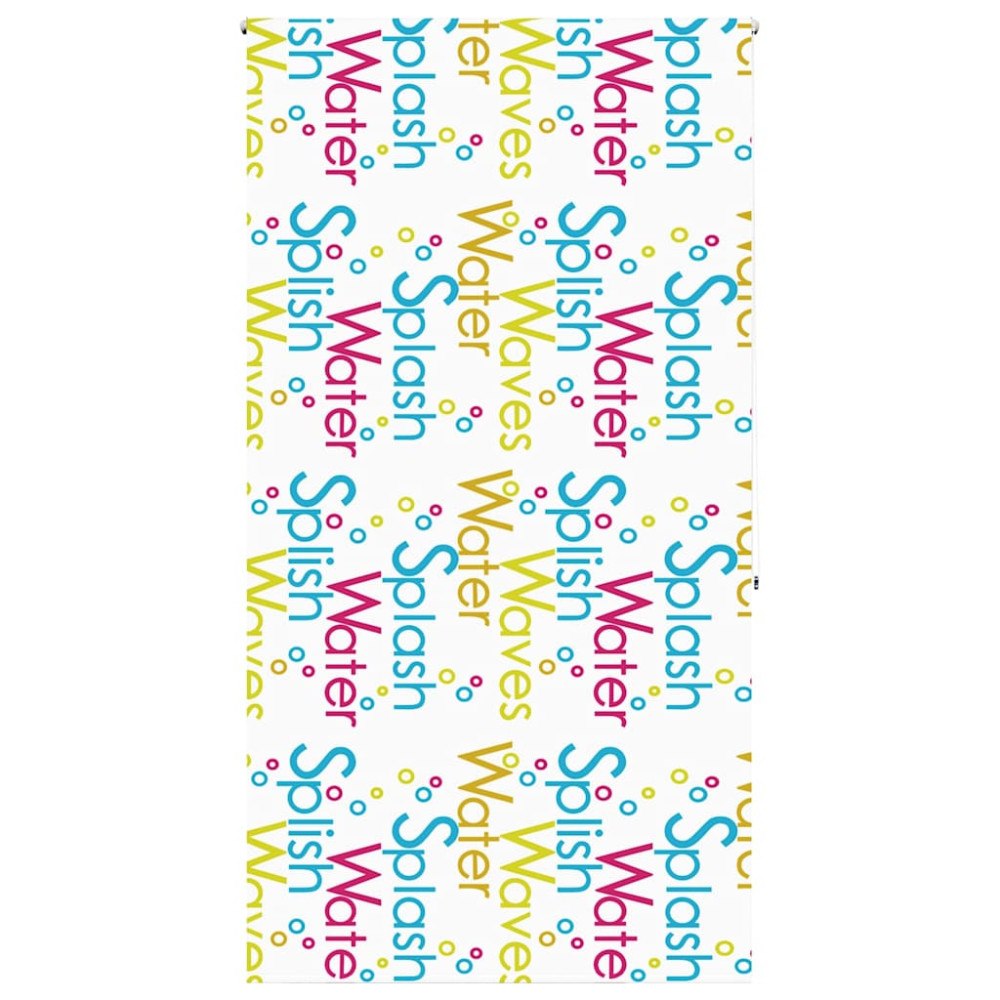 vidaXL Rullgardin för dusch 120x240 cm tyg bredd 116 cm