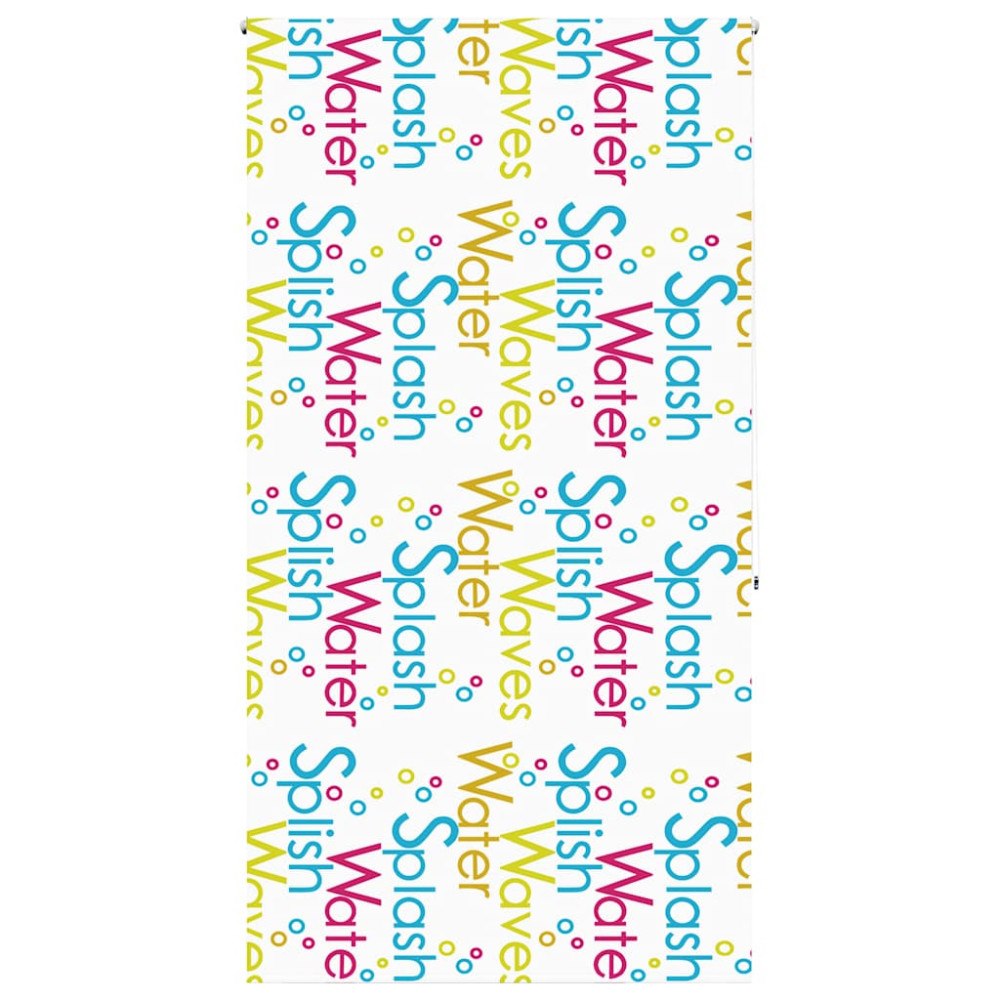 vidaXL Rullgardin för dusch 140x240 cm tyg bredd 136 cm