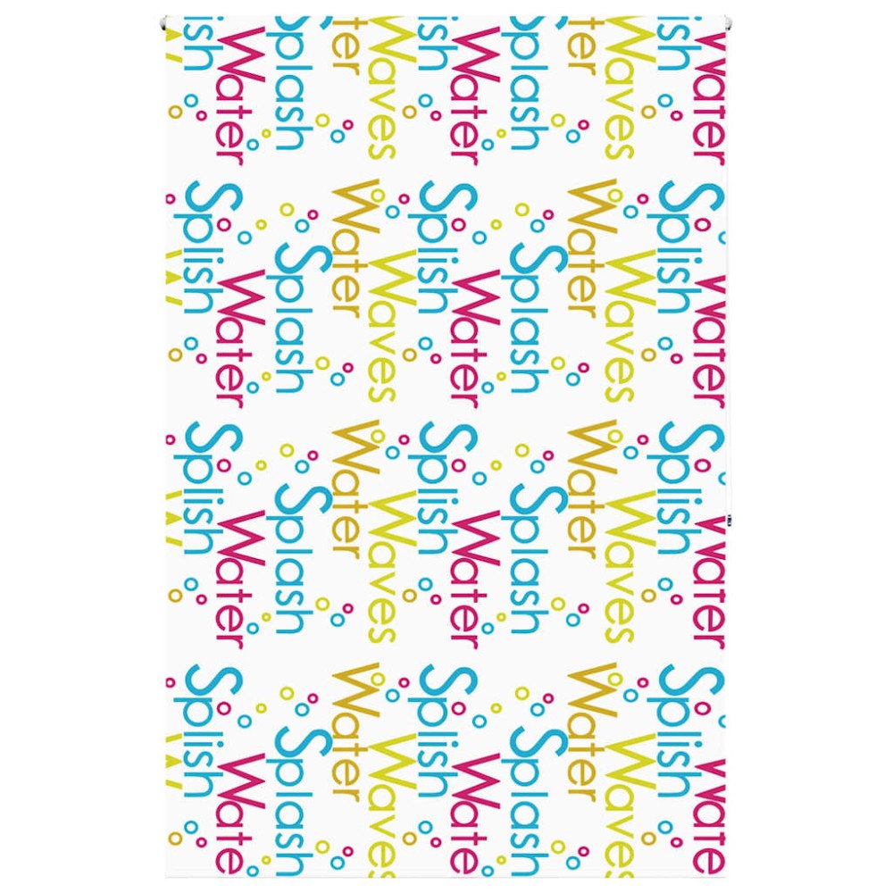 vidaXL Rullgardin för dusch 150x240 cm tyg bredd 146 cm