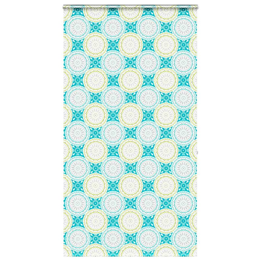 vidaXL Duschrullgardin med kassett 130x240 cm tyg bredd 126 cm