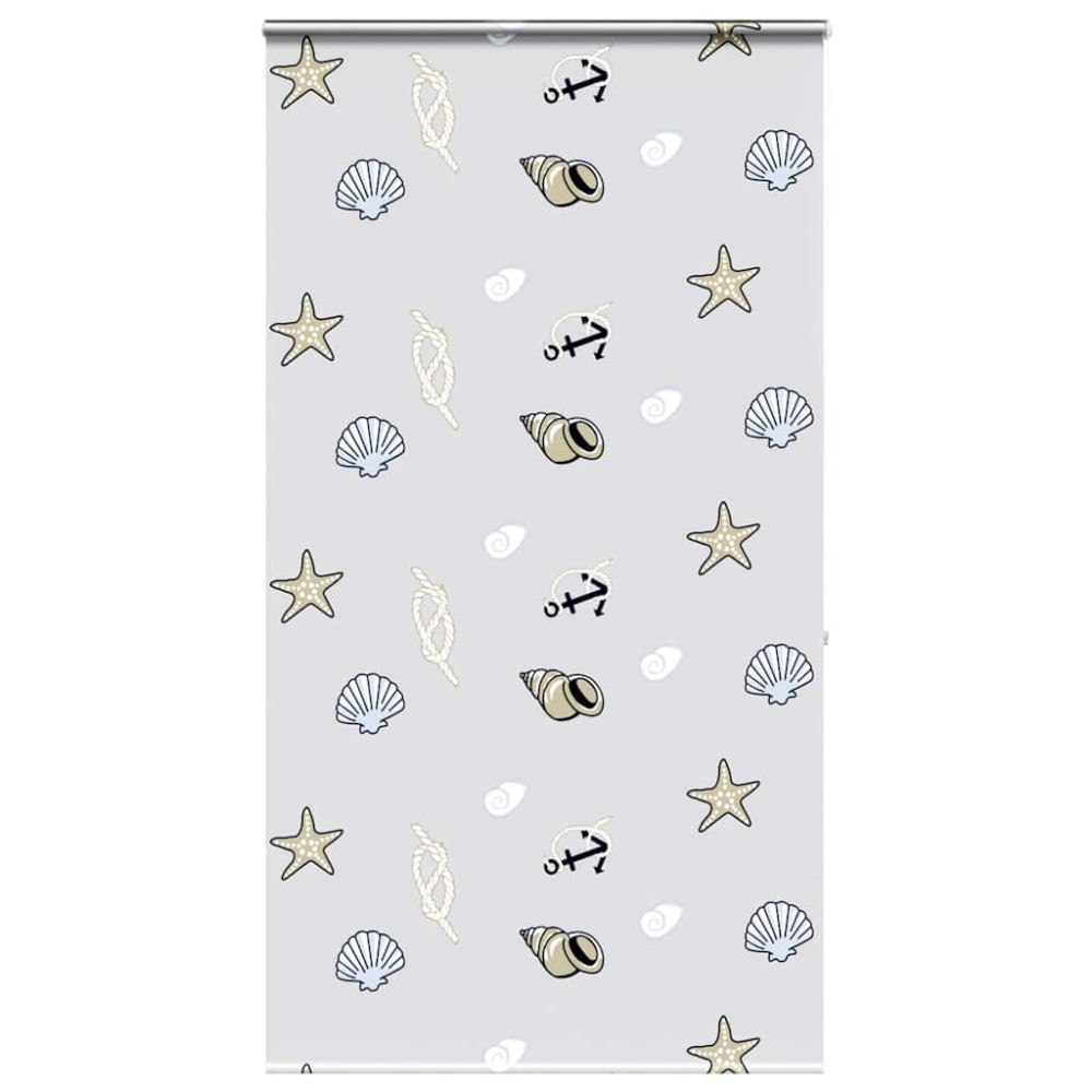 vidaXL Duschrullgardin med kassett 120x240 cm tyg bredd 116 cm