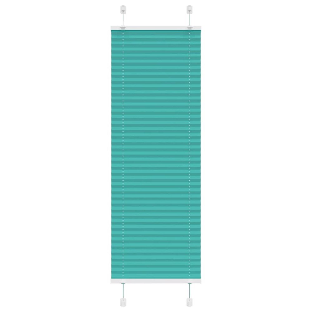 vidaXL Plisserad persienn bensingrön 50x100cm tyg bredd 49,4cm