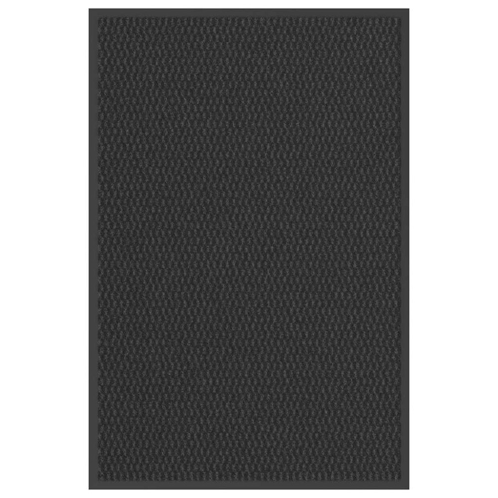 vidaXL Dörrmatta svart 60x90 cm