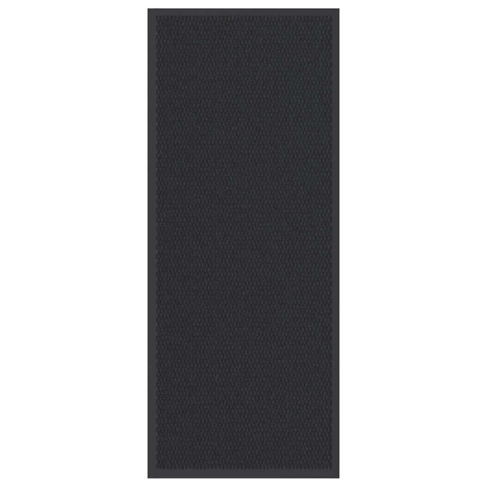 vidaXL Dörrmatta svart 60x150 cm